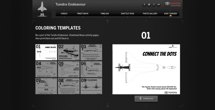 Tundra Endeavour Kids Corner