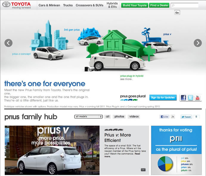 prius goes plural